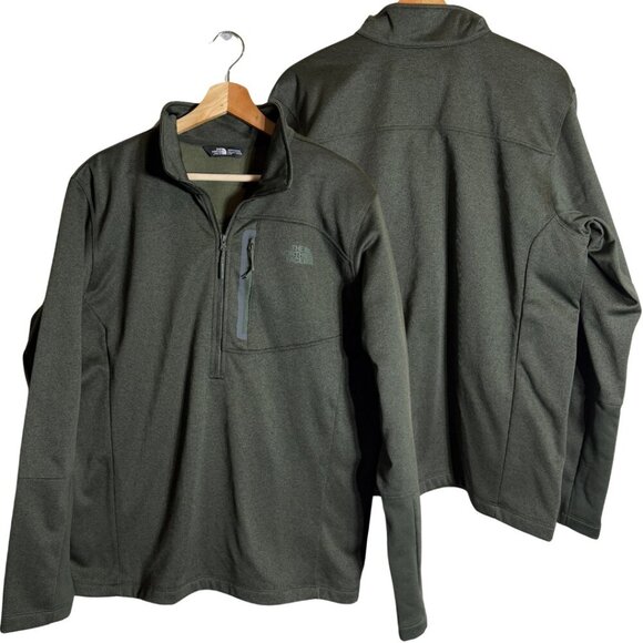 NWOT The North Face Canyonlands 1/2 Zip Pullover Men's Large Fleece Outdoor Dad - Picture 1 of 15